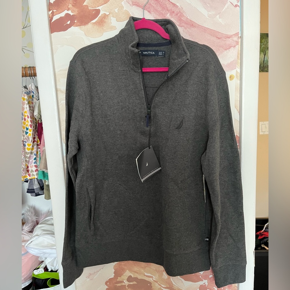 Nautica NWT half zip sweater